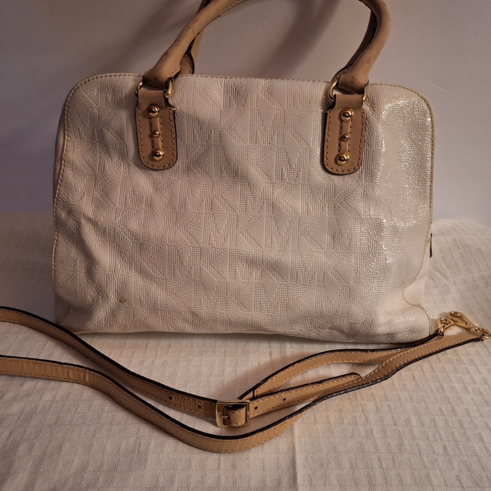 Michael Kors White Mirror Metallic